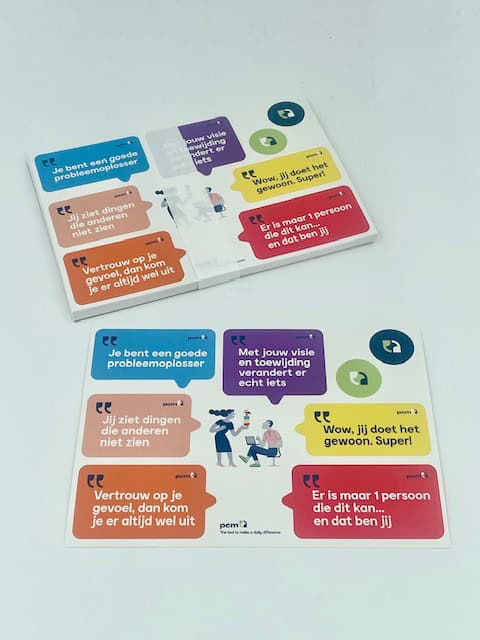 Motivatie PCM-Stickerset